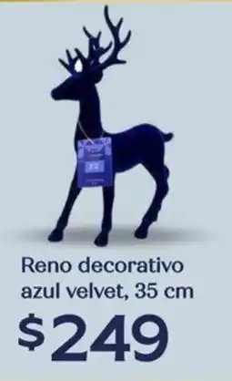 Soriana Híper Reno decorativo azul velvet oferta