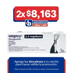 Farmacias Benavides 2.4 mg Semaglutida Solución Inyectable oferta