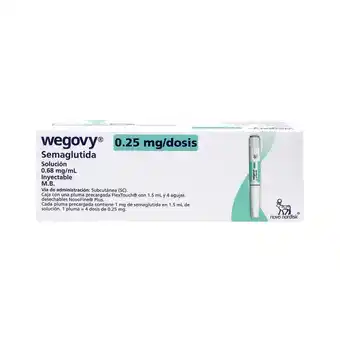 Farmacias Benavides 0.25 mg Semaglutida Solución Inyectable oferta