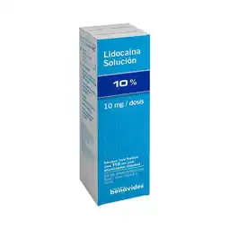 Farmacias Benavides 10 mg Lidocaína Solución oferta