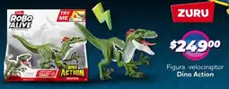 Soriana Mercado Dino Action figura velociraptor oferta