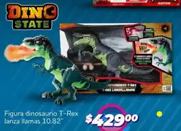 Soriana Mercado T-Rex figura dinosaurio lanza llamas 10.82" oferta