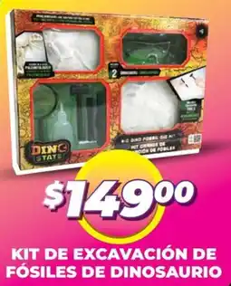 Soriana Mercado Kit de excavación de fósiles de dinosaurio oferta