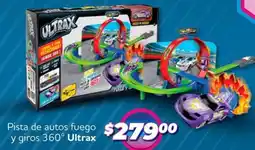 Soriana Mercado Ultrax pista de autos fuego y giros 360° oferta