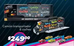 Soriana Mercado Camión transportador 6 coches oferta
