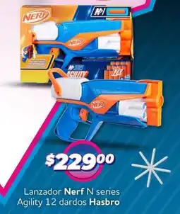 Soriana Mercado Lanzador Nerf N series Agility 12 dardos Hasbro oferta