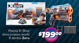 Soriana Mercado Zuru pistola x-shot skins jurassic world oferta