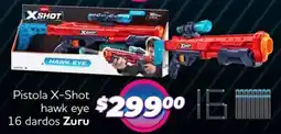 Soriana Mercado Zuru Pistola X-Shot hawk eye oferta