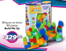 Soriana Mercado Build Me Up bloques en bolsa oferta