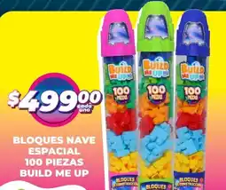 Soriana Mercado Build Me Up bloques nave espacial oferta