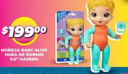 Soriana Mercado Baby alive hasbro muñeca hora de dormir 9.5" oferta