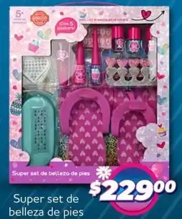Soriana Mercado Super set de belleza de pies oferta