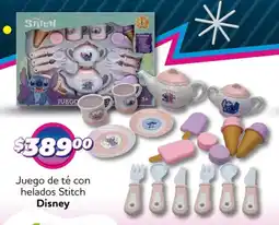 Soriana Mercado Disney juego de té con helados stitch oferta