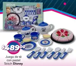 Soriana Mercado Disney juego de té con pastel stitch oferta