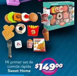 Soriana Mercado Sweet home mi primer set de comida rápida oferta