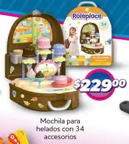 Soriana Mercado Mochila para helados con 34 accesorios oferta