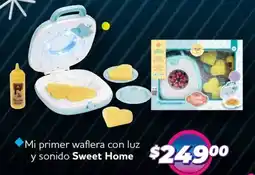Soriana Mercado Sweet home mi primer waflera con luz y sonido oferta