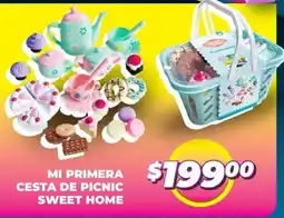 Soriana Mercado Sweet home mi primera cesta de picnic oferta