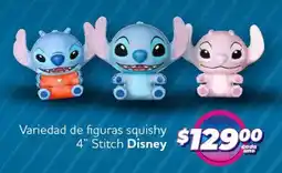 Soriana Mercado Stitch disney variedad de figuras squishy 4" oferta