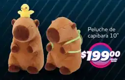 Soriana Mercado Peluche de capibara 10” oferta