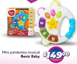 Soriana Mercado Benic baby mini pandereta musical oferta
