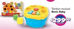 Soriana Mercado Benic baby tambor musical oferta