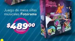 Soriana Mercado Fotorama juego de mesa sillas musicales oferta