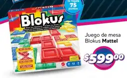 Soriana Mercado Mattel juego de mesa blokus oferta