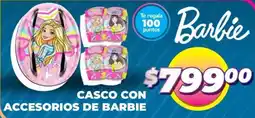 Soriana Mercado Casco con accesorios de barbie oferta