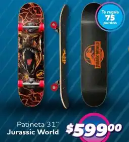 Soriana Mercado Jurassic world patineta 31" oferta