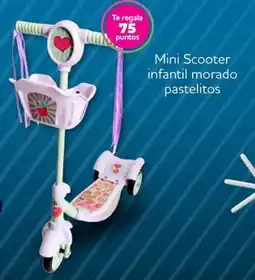 Soriana Mercado Mini scooter infantil morado pastelitos oferta