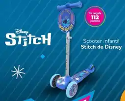 Soriana Mercado Stitch de disney scooter infantil oferta