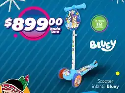 Soriana Mercado Bluey scooter infantil oferta