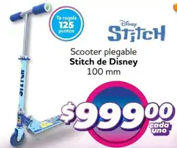 Soriana Mercado Stitch de disney scooter plegable oferta