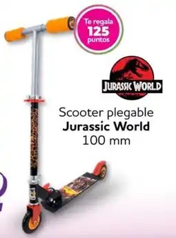 Soriana Mercado Jurassic world scooter plegable oferta