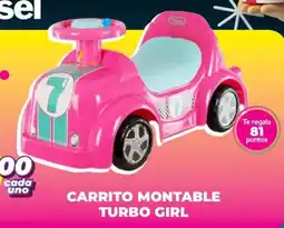 Soriana Mercado Carrito montable turbo girl oferta