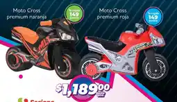 Soriana Mercado Moto cross premium naranja oferta