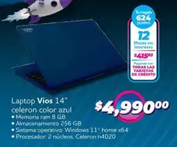 Soriana Mercado Vios laptop 14” oferta