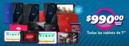 Soriana Mercado Todas las tablets de 7" oferta