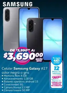 Soriana Mercado Samsung galaxy A17 celular oferta