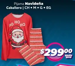 Soriana Mercado Navideña pijama caballero oferta