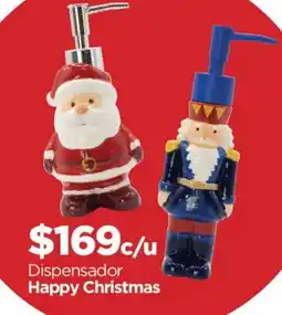 Chedraui Happy christmas dispensador oferta