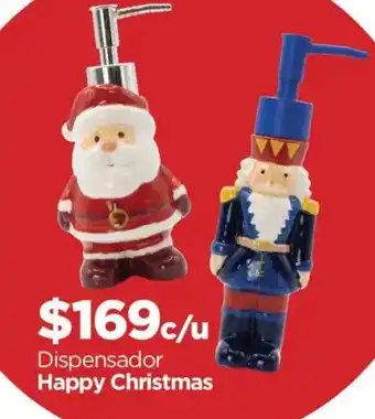 Happy christmas dispensador