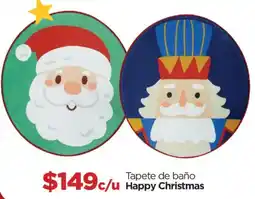 Chedraui Happy christmas tapete de baño oferta