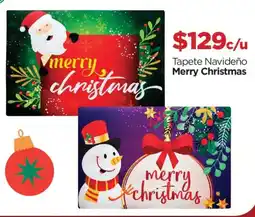 Chedraui Merry christmas tapete navideño oferta