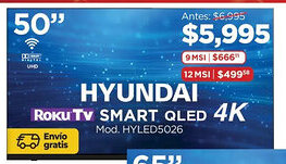 Chedraui Hyundai smart tv 50" oferta