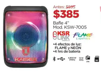 Chedraui Kaiser bafle 4" oferta