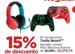 Chedraui Turtle beach en accesorios oferta