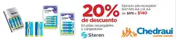 Chedraui Steren pila recargable bat-nm-aa c/4 aa oferta