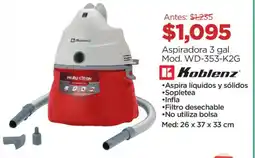 Chedraui Koblenz aspiradora oferta